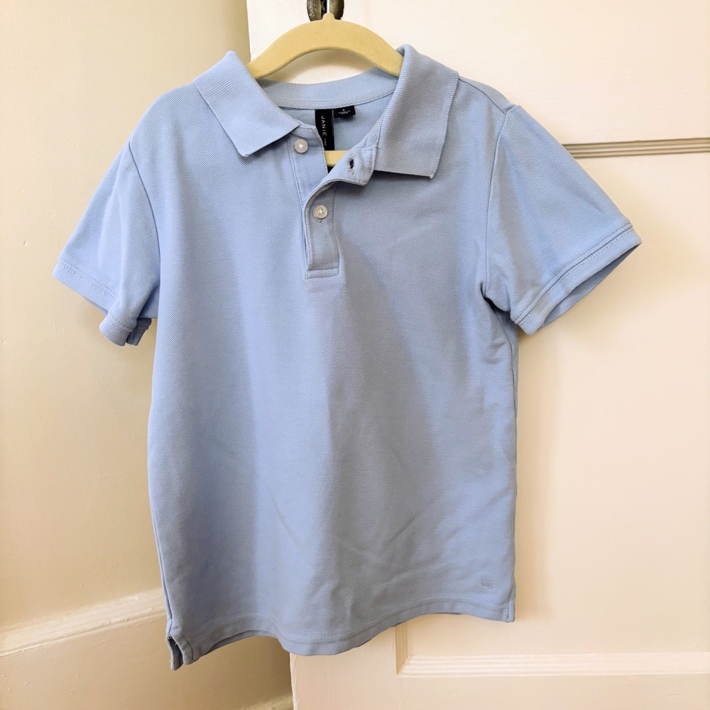 Light Blue Kids Polo Shirt